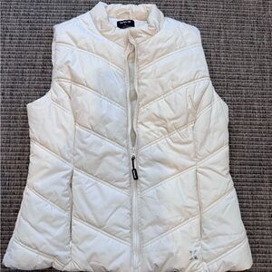 Hurley Women's Off-White Quilted Vest